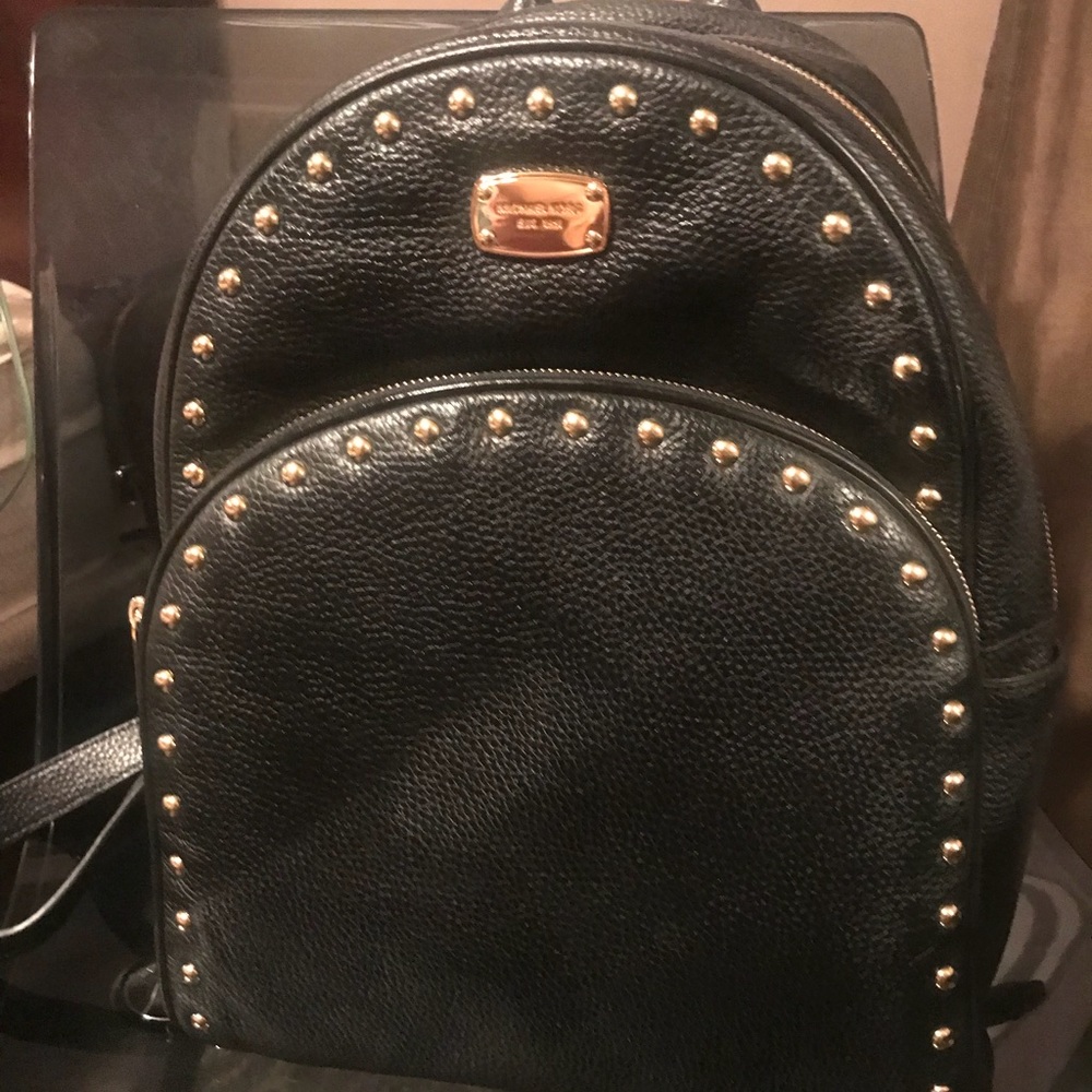 Michael Kors large studded backpack